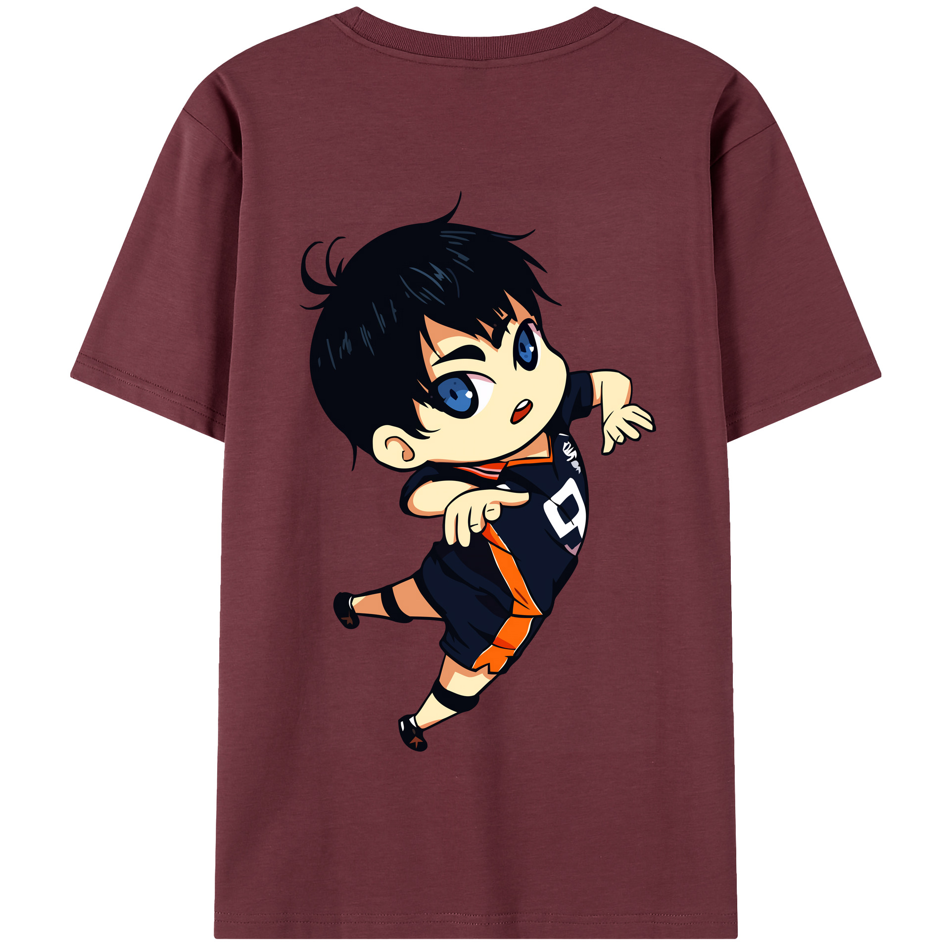 （画像用） ハイキュー!! Haikyu!! 綿100％半袖Tシャツ（背面プリント）